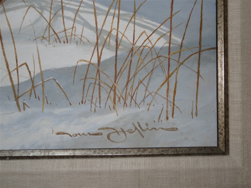 Tom Heflin Original Painting Tuesday Nov. 15 1972 "Old Barn" Rockford